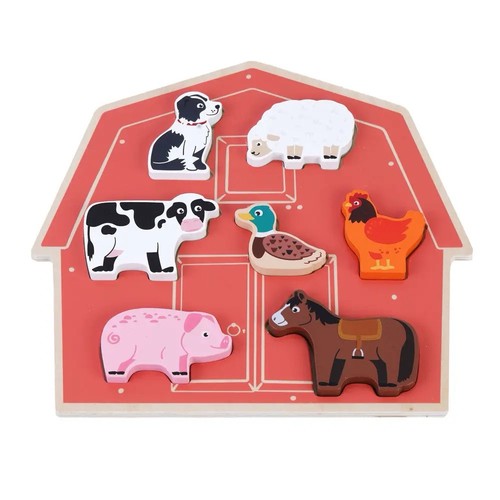 Jumini wooden animal puzzle - jumini,