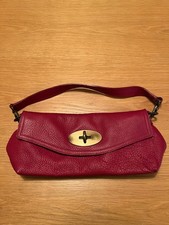 JIGSAW red leather shoulder bag, in unused condition