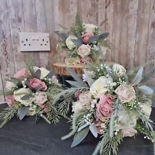 Wedding flowers dusty pink