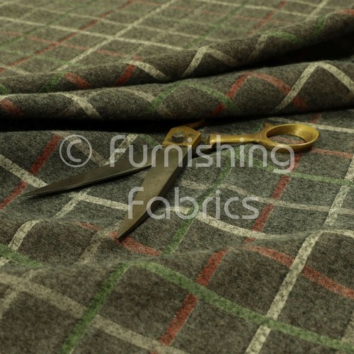 Fire treated brown green red - treated,