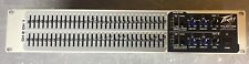 Peavey PV232EQ 2U rack graphic equaliser dual 31 band professional studio stage