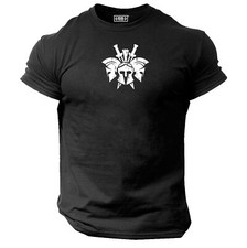 Spartans T Shirt Gym Clothing Bodybuilding Training Workout Exercise Boxing Top