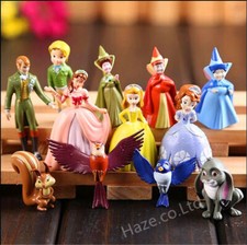 12pcs Sofia the First Princess Figurines Sophia Cake Topper Figures Toy Doll