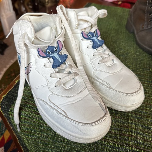 White disney stitch high top - disney,