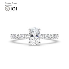 Oval Diamond Engagement Ring
