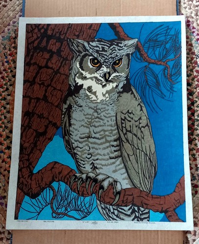 Retro 1970s artex - artex, 16x20