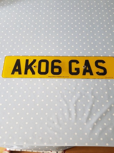 Personalised vehicle number