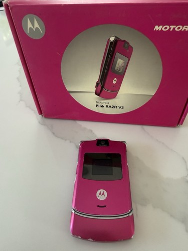Motorola razr pink flip 5mb - pink,