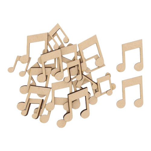 Wooden music note mdf craft - wooden,