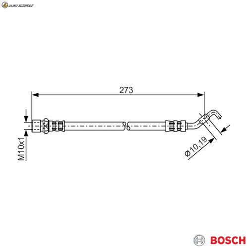 Brake hose 987 - brake, 476