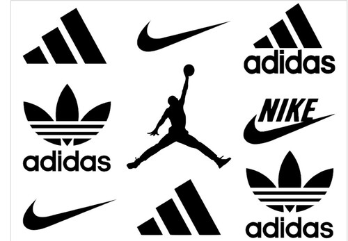 Sports iron vinyl - on, logo