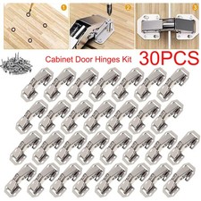 30Pcs 90 Degree Cabinet Hinges