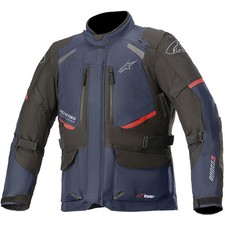 Alpinestars Andes V3 Drystar Waterproof Thermal Motorbike Jacket - Blue / Black