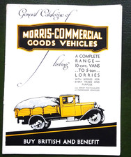 Morris Commercial Goods Vehicles Catalogue 1932
