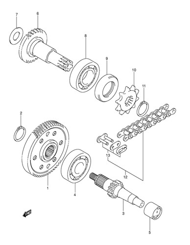 Suzuki genuine atv washer - genuine,