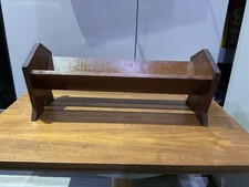 Book Trough Solid Medium Oak