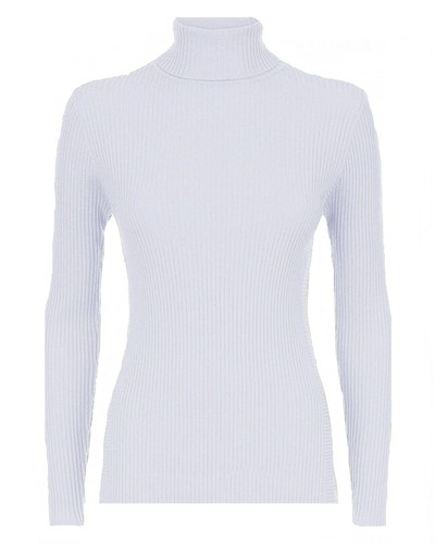 Womens ladies high roll polo - ladies,