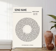 Personalised Song Lyrics