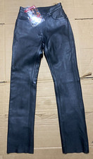 HEIN GERICKE Western Mens Leather Motorcycle Trousers Jeans UK 28" waist (62)