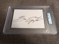 BRUCE SPRINGSTEEN HAND SIGNED