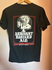 Arrogant B*stard Ale Brewery Breweriana rare ale beer shirt home pub bar summer
