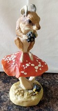 TEVIOTDALE, Mouse On Toadstool 1979, Rare, Hand Made in Scotland