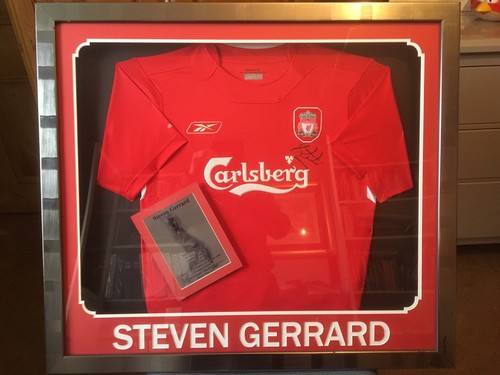 Steven gerrard signed framed - steven,