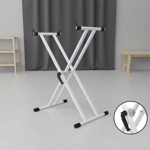 Double tube keyboard stand - double,
