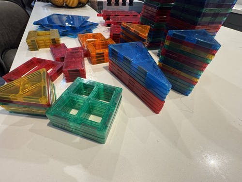 Magnet tiles magnetic building - tiles,