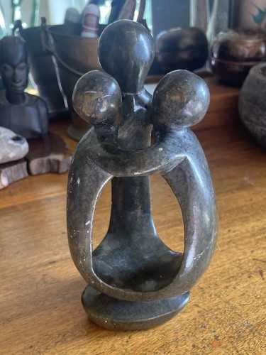 Vintage abstract family figure - vintage,