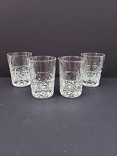 Royal Brierley Crystal Small 3.5" Tumbler Glasses X4. PBF2002516