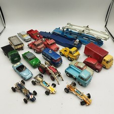 Job Lot Diecast Vehicles Inc Corgi Low Loader Car Transporter Land Rover Tractor