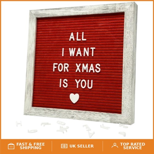 Felt letter display - felt,