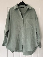 New - Zara Sage Green Corduroy