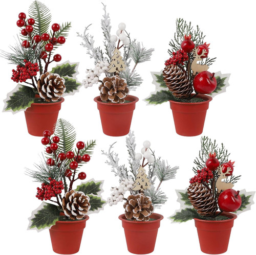 Mini christmas tree - christmas, table