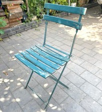 Vintage French Bistro Garden Patio Folding Chair