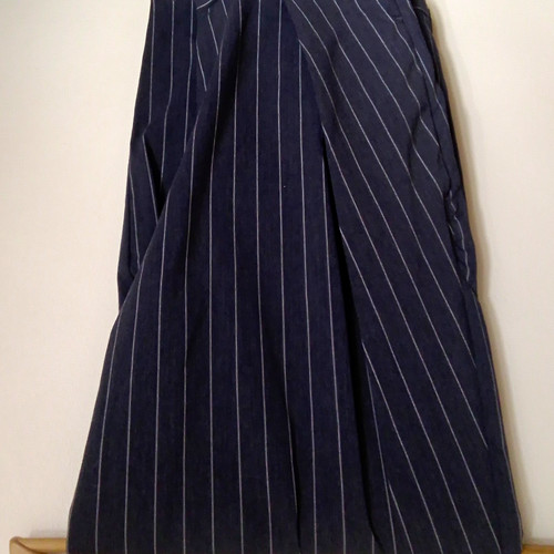 Bershka navy pinstripe - pinstripe, dress