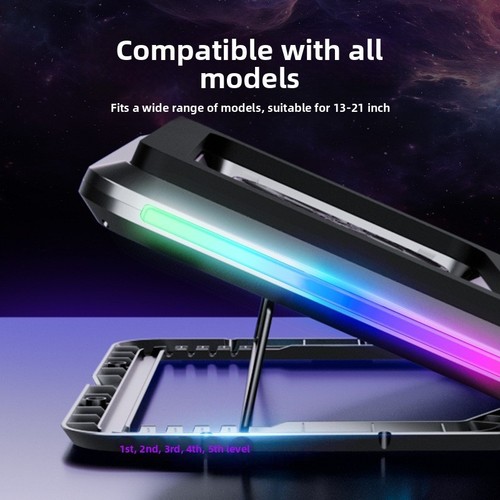 Rgb laptop cooling pad with - pad,