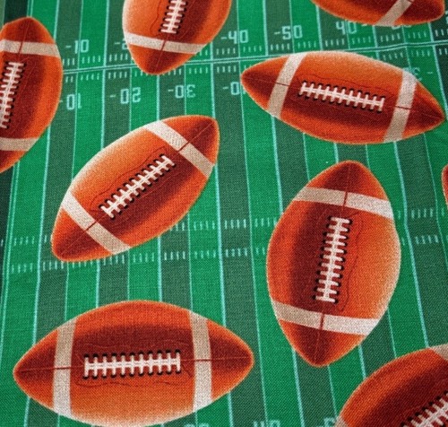 Football print cotton fat - print,