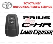 Toyota Smart Key Remote Fob Unlocking Renew Service Prius C-HR Land Cruiser