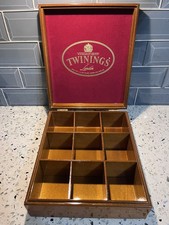 Twinings 9 Compartment Wooden