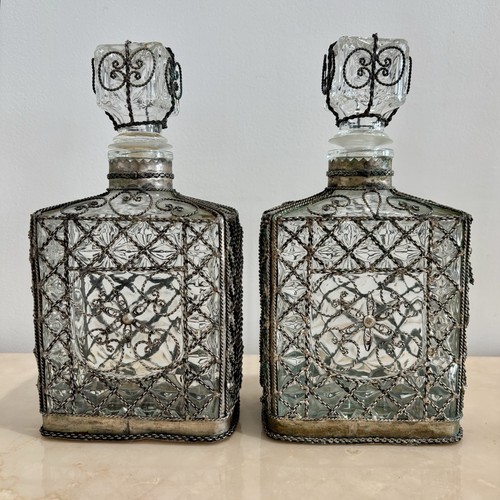 Pair vintage hand crafted - vintage,