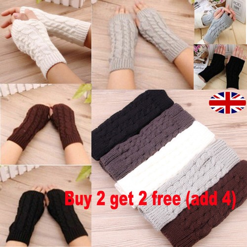 Women cable knit fingerless - women,
