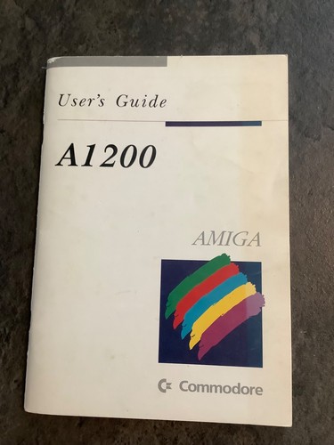 Amiga a1200 users guide - guide,, used