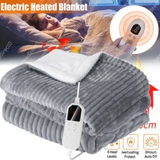 Electric Heated Under Blanket Comfort Control Fast Heat Up Cosy Warm Washable