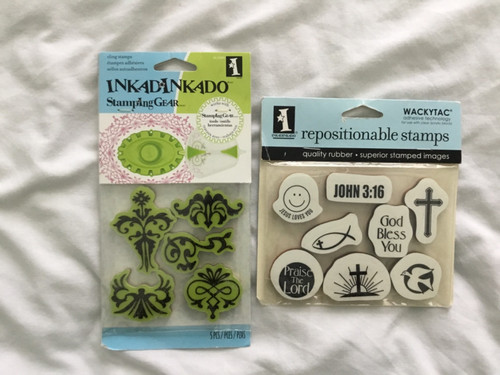 Inkadinkado stamp sets - x,