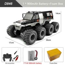 RC Truck 8 X 8 off-Road Stunt Vehicle Car 2.4G Remote Control Battery Toys Kids