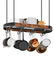 31.7-Inch Hanging Pot Rack