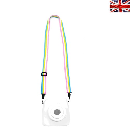 Colorful striped camera - colorful,