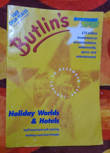 Butlins 1998 holiday - 1998,